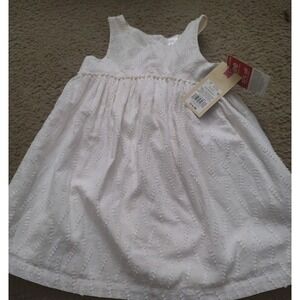 Cherokee For Target Girls 2T White Tank Dress